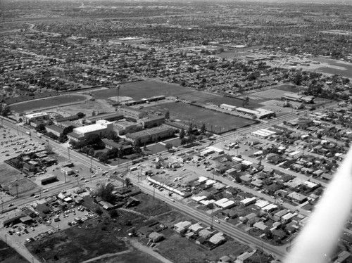 Excelsior High School, Norwalk, looking northwest