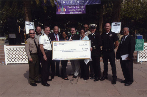 Public Safety Appreciation barbecue, Pershing Square