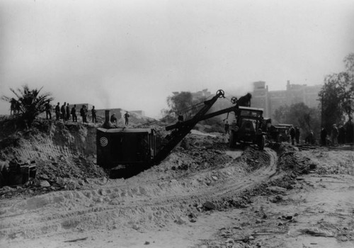 LAPL Central Library construction site, view 10