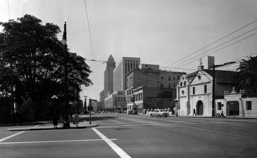 View of Old Mission Plaza Church