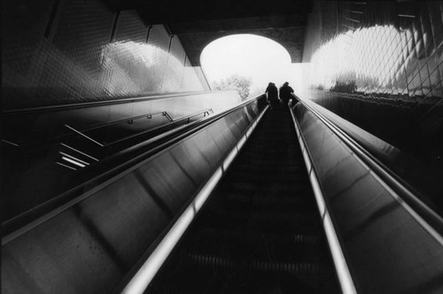 Red Line subway escalators