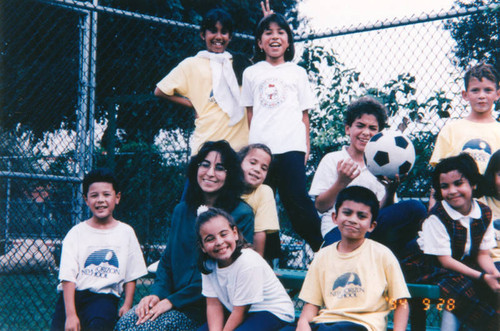 Soccer practice, New Horizon School