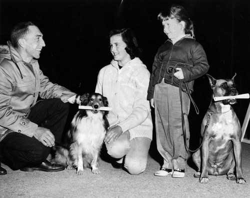 Dogs receive diplomas