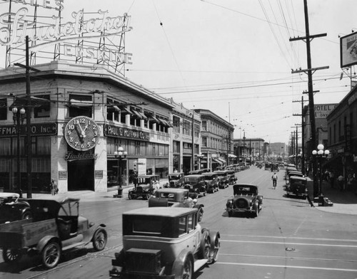 Pico Boulevard east from Figueroa St