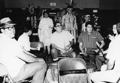 Drumming and dancing performance