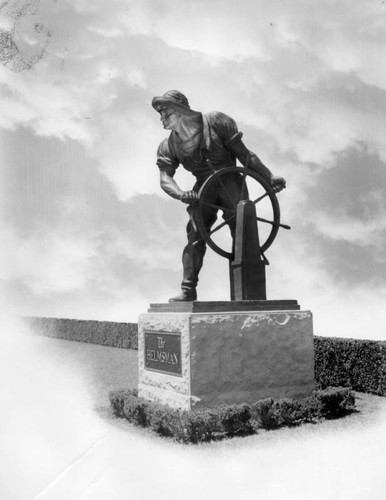 Helmsman statue