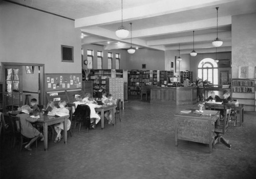 Children's section of Pio Pico Branch Library