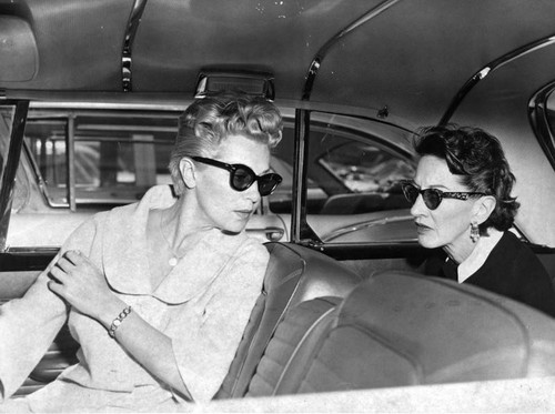 Lana Turner and her mother