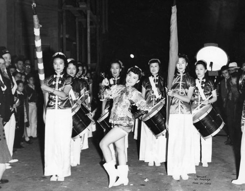 Mei Wah Drum Corps parade