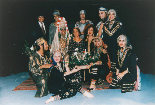 Yemenite group in traditional dress