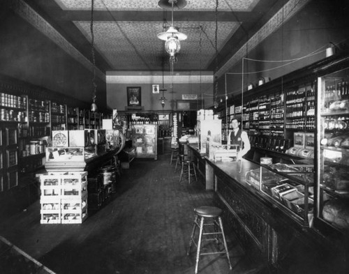 Grocery store interior