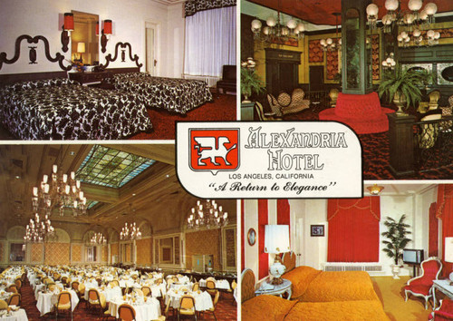 Alexandria Hotel postcard