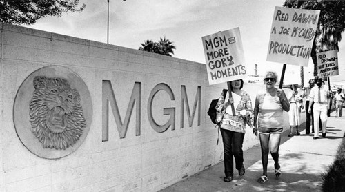 MGM's Red Dawn protest