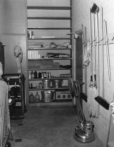 Supply room at Panorama City Branch Library