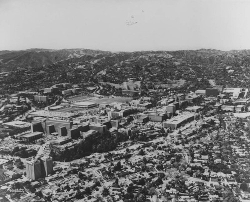 Aerial view of U.C.L.A