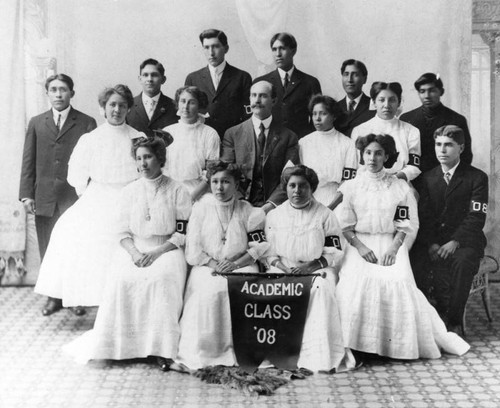 Sherman Indian High School Academic Class of 1908