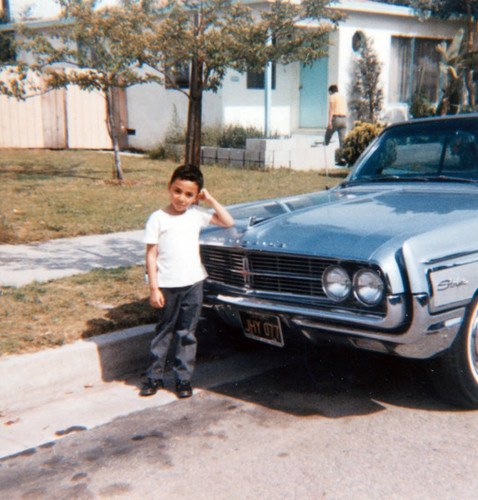 Boy and an Oldsmobile