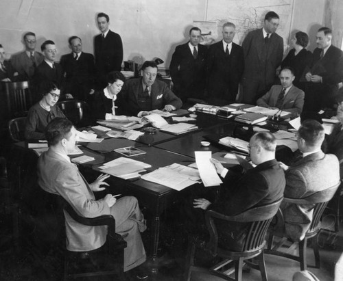 S.E.R.A. Relief officials in conference