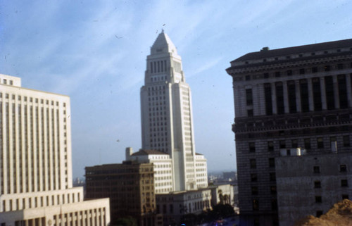 Civic Center from Fort Moore Hill