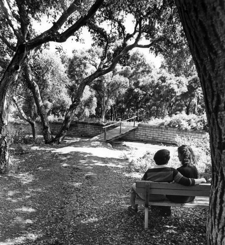 Relaxing in Descanso Gardens