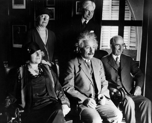 Albert Einstein, group photo