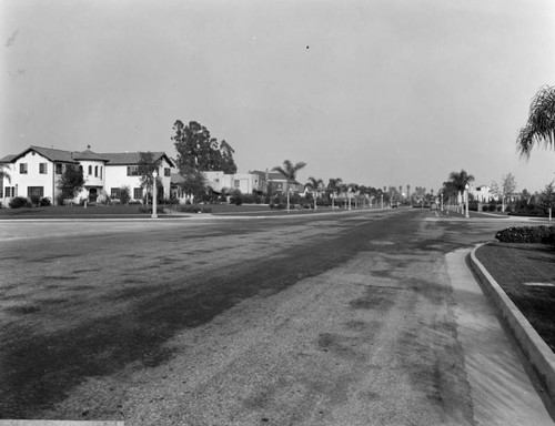 Residential intersection in San Marino