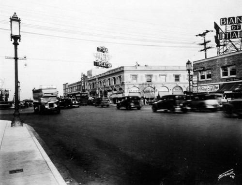 Wilshire Boulevard and La Brea