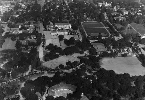 Pomona College, aerial view