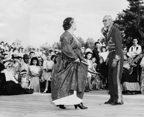 Eugene Plummer at rededication of mission