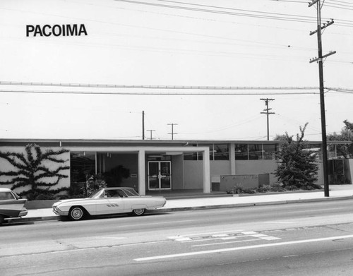 Exterior view, Pacoima Branch Library