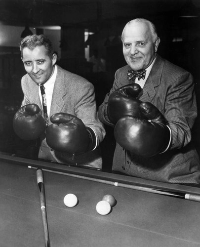 Willie Mosconi and Willie Hoppe