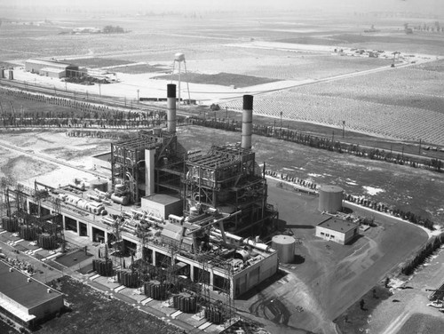 Etiwanda Power Plant, Etiwanda Avenue and 6th Street, looking northwest