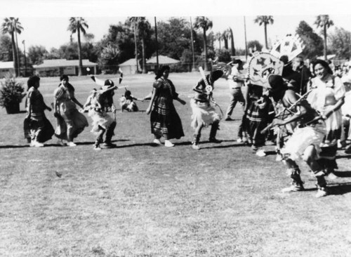 American Indian dancers