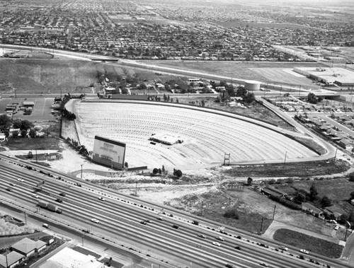 Edgewood Drive-In, Baldwin Park, looking southeast