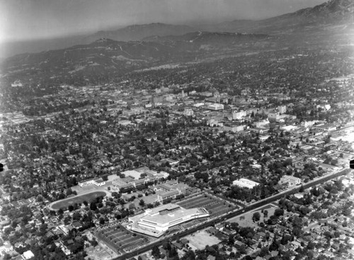 Aerial view of Pasadena