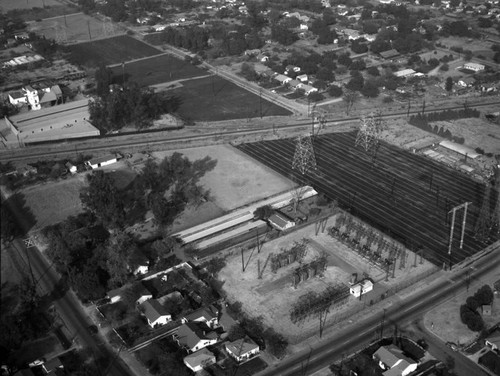 Walnut Grove Avenue and Grand Avenue, Rosemead, looking northeast