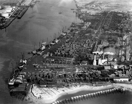 Hammond Lumber Co., aerial view