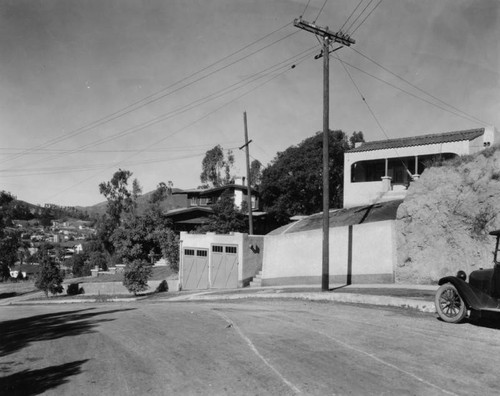 Home on a sloped street, Eagle Rock