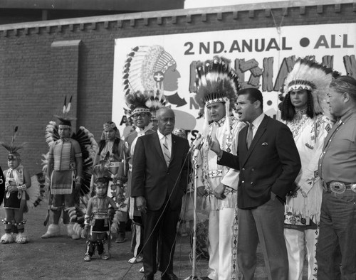 All American Indian week press conference