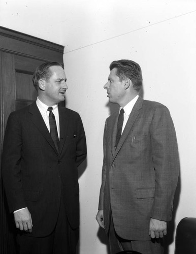 Representatives Thomas Rees and John V. Tunney in D.C Congressional Office