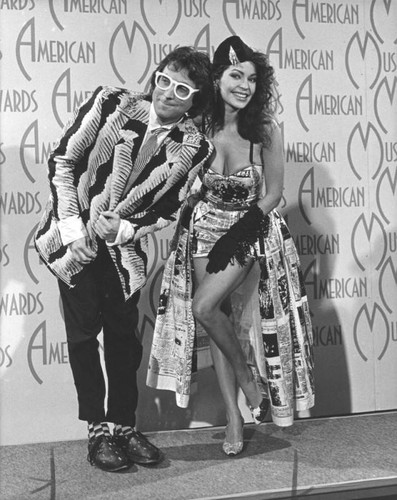 Stephen Bishop and Apollonia at American Music Awards