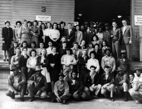 San Pedro Naval Supply Depot workers