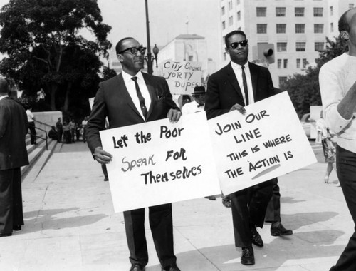 Anti-Poverty funds board protest