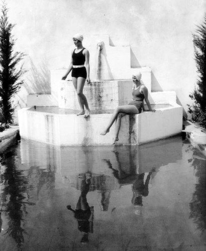 Fountain at El Mirador Hotel, Palm Springs