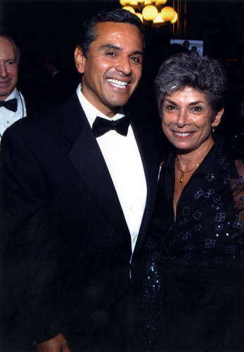 Villaraigosa and Chick at inaugural gala