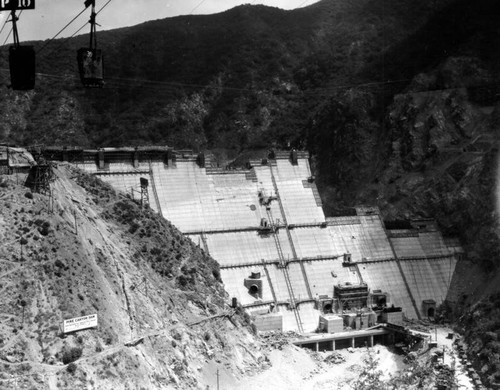 Pine Canyon Reservoir construction