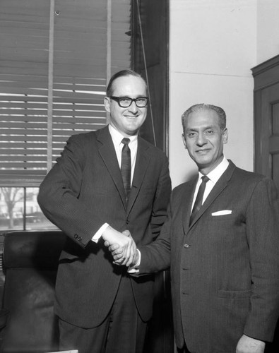 Representative Thomas Rees and 30th District Representative Edward Roybal in D.C