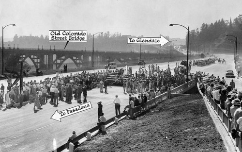 Opening of Colorado Freeway Bridge