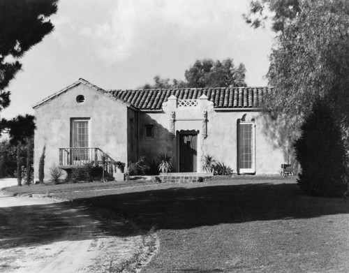 Residential home with tiled roof, Pasadena