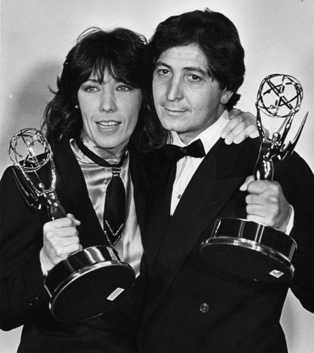 Award winners Lily Tomlin and Rocco Urbisci